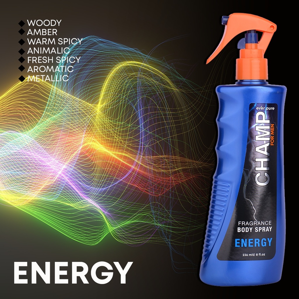 ايفر بيور بادي سبراي شامب رجالي236مل champ ENERGY