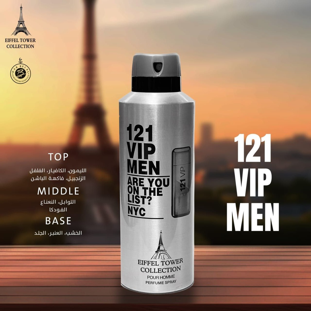 EIFFEL TOWER 121 vip men 200ML