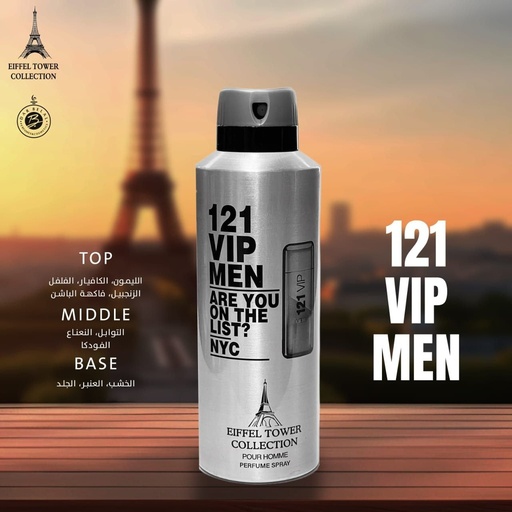 EIFFEL TOWER 121 vip men 200ML